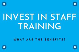 Invest In Staff Training banner text